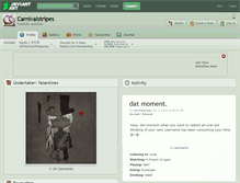 Tablet Screenshot of carnivalstripes.deviantart.com
