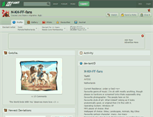 Tablet Screenshot of n-kh-ff-fans.deviantart.com