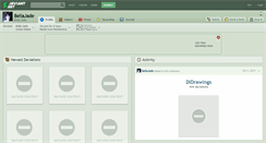 Desktop Screenshot of bellajade.deviantart.com