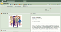 Desktop Screenshot of chrissichan.deviantart.com
