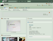 Tablet Screenshot of droaven.deviantart.com