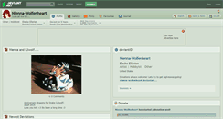 Desktop Screenshot of nienna-wolfenheart.deviantart.com