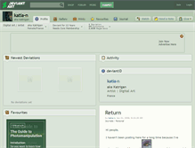 Tablet Screenshot of katia-n.deviantart.com