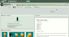 Desktop Screenshot of masterlilink.deviantart.com