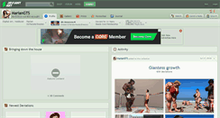 Desktop Screenshot of mariangts.deviantart.com