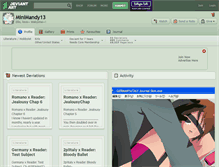 Tablet Screenshot of minimandy13.deviantart.com