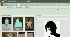 Desktop Screenshot of fellox.deviantart.com