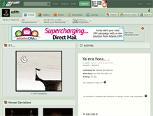 Tablet Screenshot of adith.deviantart.com