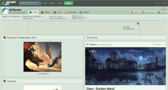 Desktop Screenshot of dhtenshi.deviantart.com