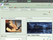 Tablet Screenshot of dhtenshi.deviantart.com