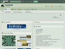 Tablet Screenshot of franky8688.deviantart.com