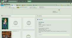 Desktop Screenshot of darnbunny.deviantart.com