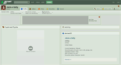 Desktop Screenshot of jack-n-sally.deviantart.com