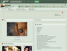 Tablet Screenshot of marianis.deviantart.com