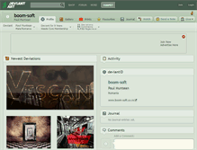Tablet Screenshot of boom-soft.deviantart.com