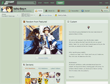 Tablet Screenshot of isshu-boy.deviantart.com