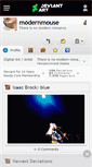 Mobile Screenshot of modernmouse.deviantart.com