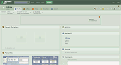 Desktop Screenshot of litrox.deviantart.com