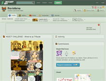 Tablet Screenshot of fire-inferno.deviantart.com
