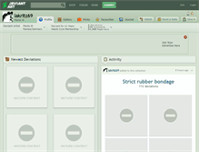 Tablet Screenshot of lakritz69.deviantart.com