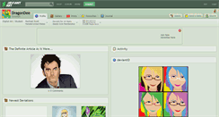 Desktop Screenshot of dragondee.deviantart.com