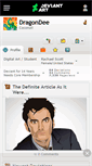 Mobile Screenshot of dragondee.deviantart.com