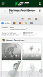 Mobile Screenshot of darknessfrombelow.deviantart.com