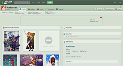Desktop Screenshot of kuriko-san.deviantart.com