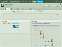 Tablet Screenshot of animematsuri.deviantart.com