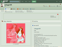 Tablet Screenshot of lishygurl05.deviantart.com