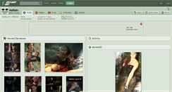 Desktop Screenshot of msrain.deviantart.com