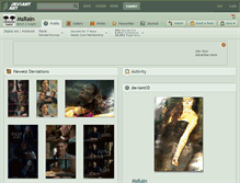 Tablet Screenshot of msrain.deviantart.com