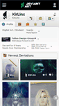 Mobile Screenshot of kirlinx.deviantart.com