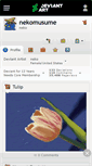 Mobile Screenshot of nekomusume.deviantart.com