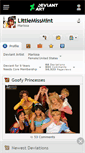 Mobile Screenshot of littlemissmint.deviantart.com