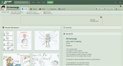 Desktop Screenshot of divinemanga.deviantart.com
