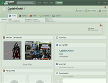 Tablet Screenshot of captainordo11.deviantart.com