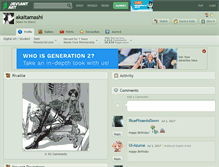 Tablet Screenshot of akaitamashi.deviantart.com
