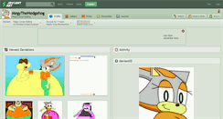 Desktop Screenshot of megythehedgehog.deviantart.com