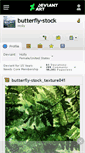Mobile Screenshot of butterfly-stock.deviantart.com