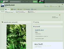 Tablet Screenshot of butterfly-stock.deviantart.com