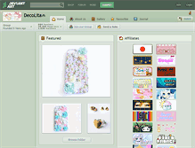 Tablet Screenshot of decolita.deviantart.com