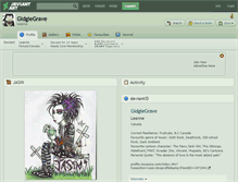 Tablet Screenshot of gidgiegrave.deviantart.com