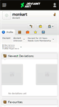Mobile Screenshot of monkart.deviantart.com