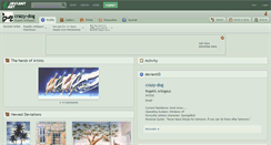 Desktop Screenshot of crazy-dog.deviantart.com