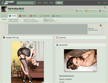 Tablet Screenshot of karenmurdock.deviantart.com