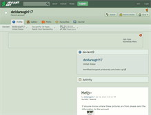 Tablet Screenshot of deidarasgirl17.deviantart.com