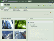 Tablet Screenshot of cherrydolls.deviantart.com