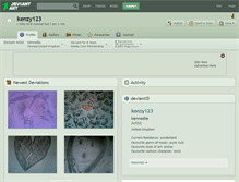 Tablet Screenshot of kenzy123.deviantart.com