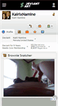 Mobile Screenshot of kairixnamine.deviantart.com